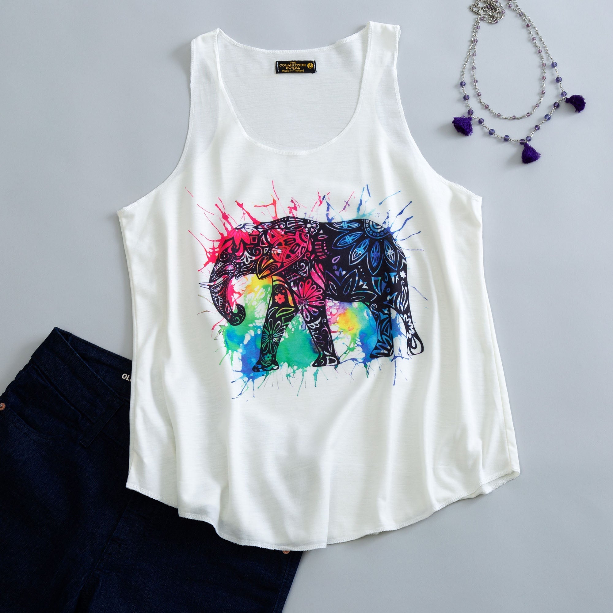 Elephant Love Tank Top - Aaria Tees Aaria Tees