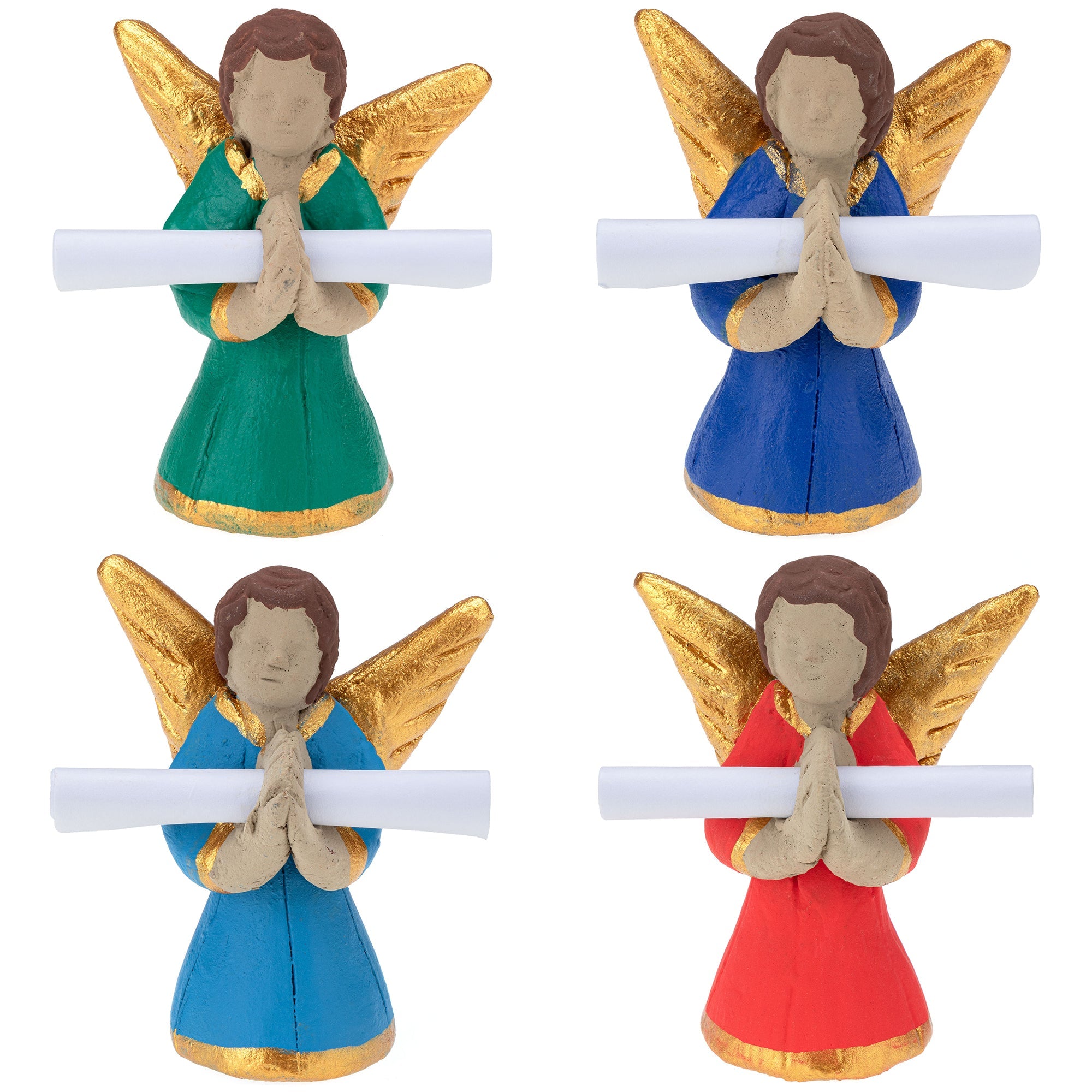 Ceramic Messenger Angel Figurine - Aaria Tees Aaria Tees