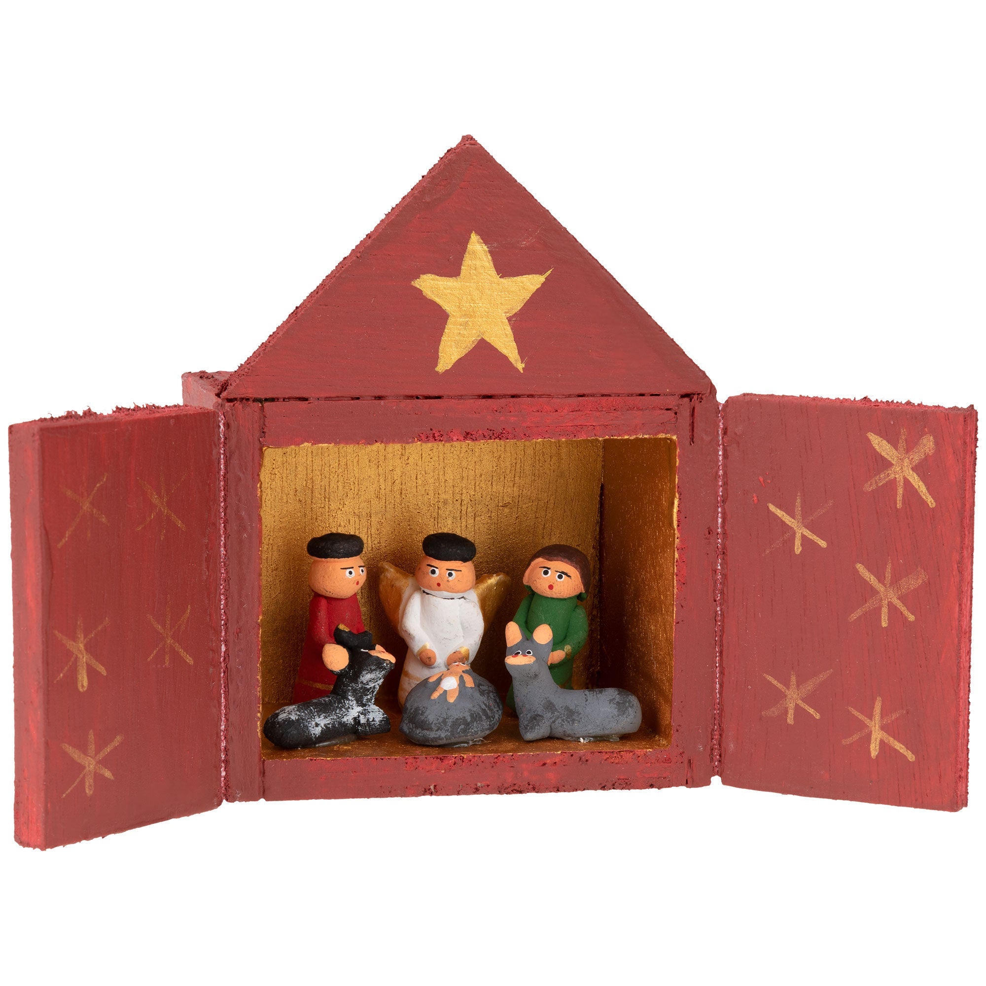 Guatemalan Nativity in a House - Aaria Tees Aaria Tees
