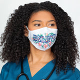 Read My Lips Embroidered Face Mask - Aaria Tees Aaria Tees