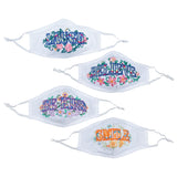 Read My Lips Embroidered Face Mask - Aaria Tees Aaria Tees