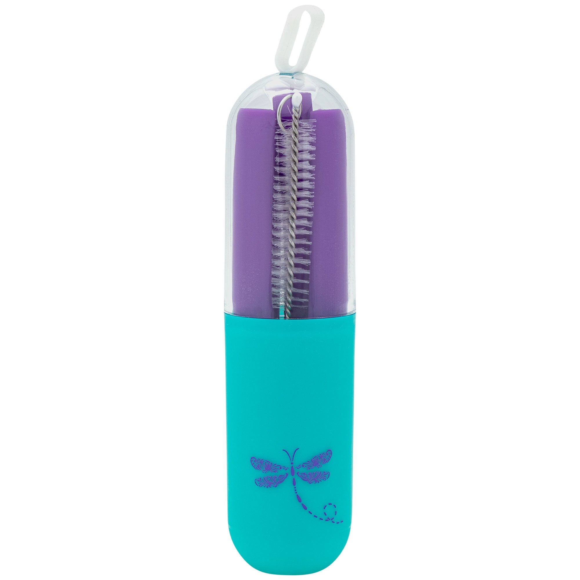 Silicone Straw Set with Brush - Aaria Tees Aaria Tees