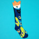 Peacock Knee High Socks - Aaria Tees Aaria Tees