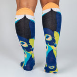Peacock Knee High Socks - Aaria Tees Aaria Tees