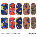 African Print Nail Wraps - Aaria Tees Aaria Tees