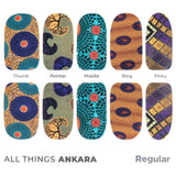 African Print Nail Wraps - Aaria Tees Aaria Tees