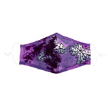 Butterflies in Bloom Face Mask & Headband - Aaria Tees Aaria Tees