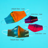 Northern Lights Rounded Face Mask & Carrying Bag - Aaria Tees Aaria Tees