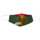 Northern Lights Rounded Face Mask & Carrying Bag - Aaria Tees Aaria Tees