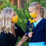 Children's Pleated Face Mask & Carrying Bag - Aaria Tees Aaria Tees