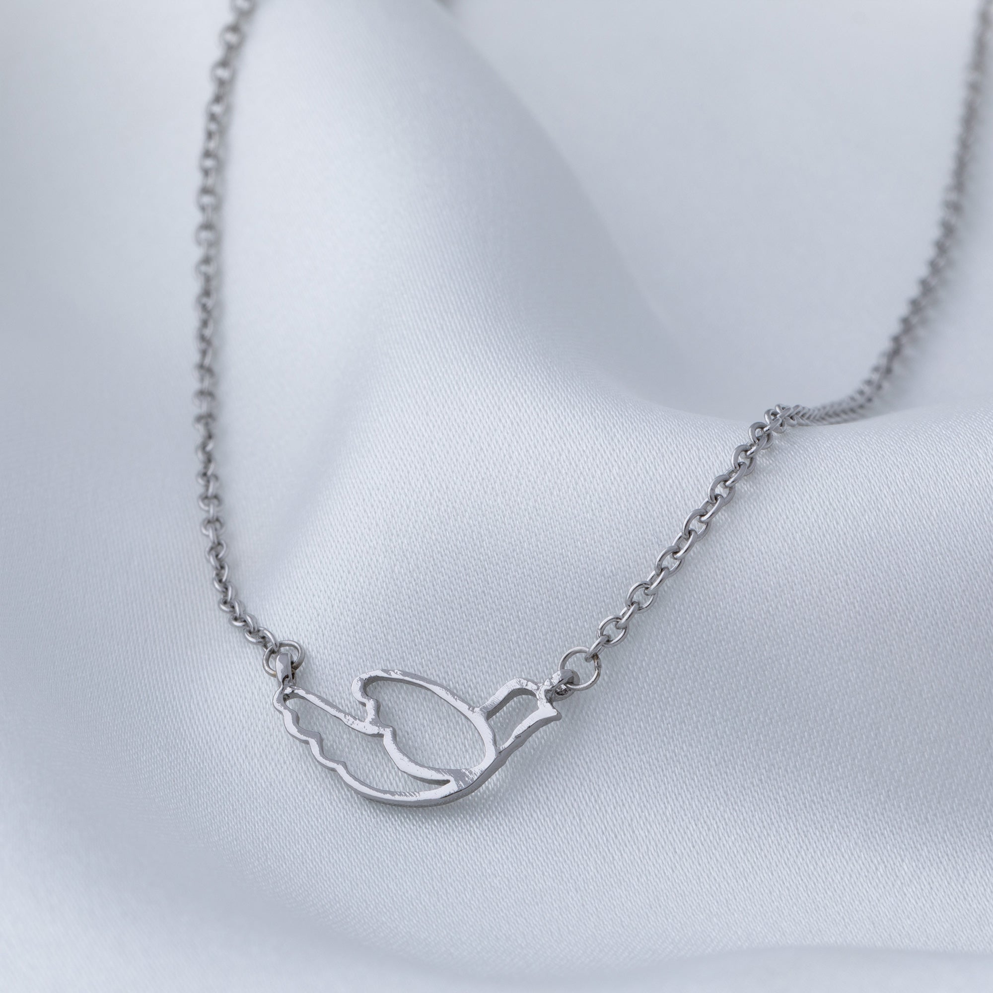 Mindfully Living Pewter Necklace - Aaria Tees Aaria Tees