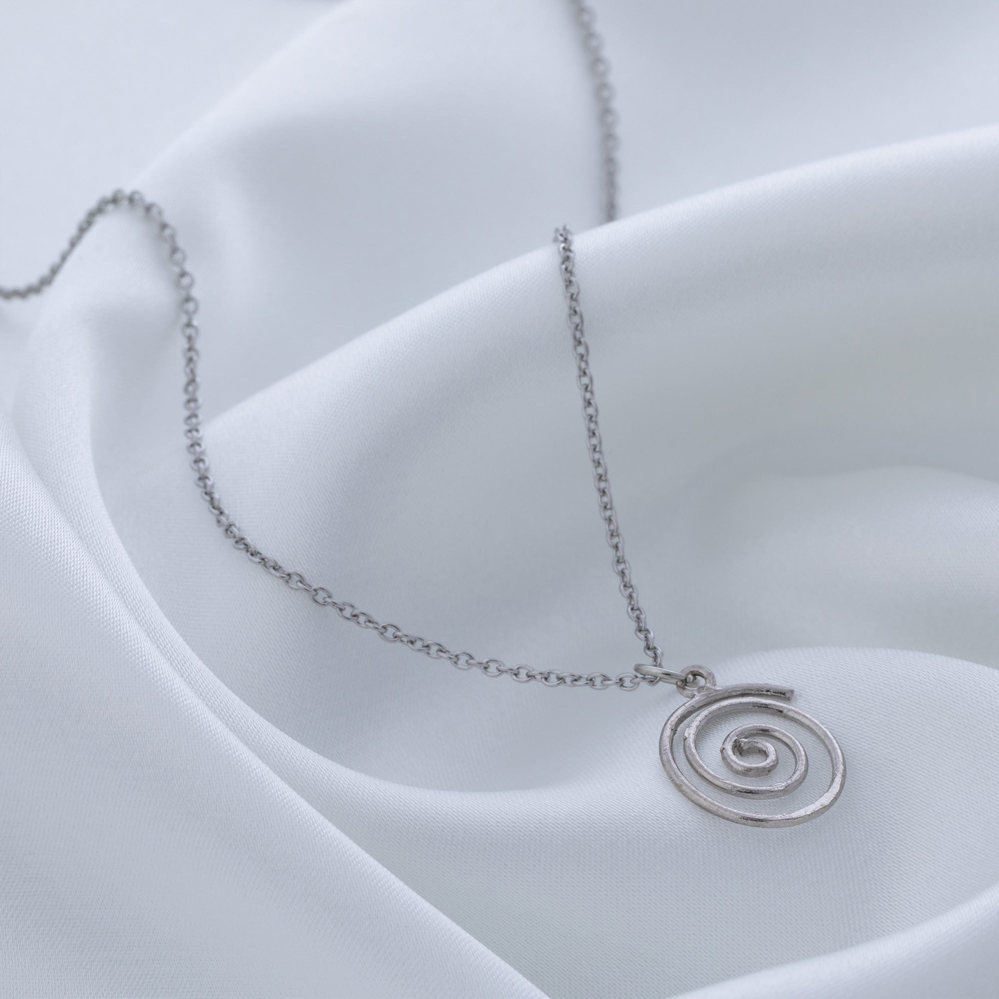 Mindfully Living Pewter Necklace - Aaria Tees Aaria Tees