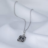 Mindfully Living Pewter Necklace - Aaria Tees Aaria Tees