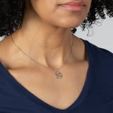 Mindfully Living Pewter Necklace - Aaria Tees Aaria Tees