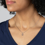 Mindfully Living Pewter Necklace - Aaria Tees Aaria Tees