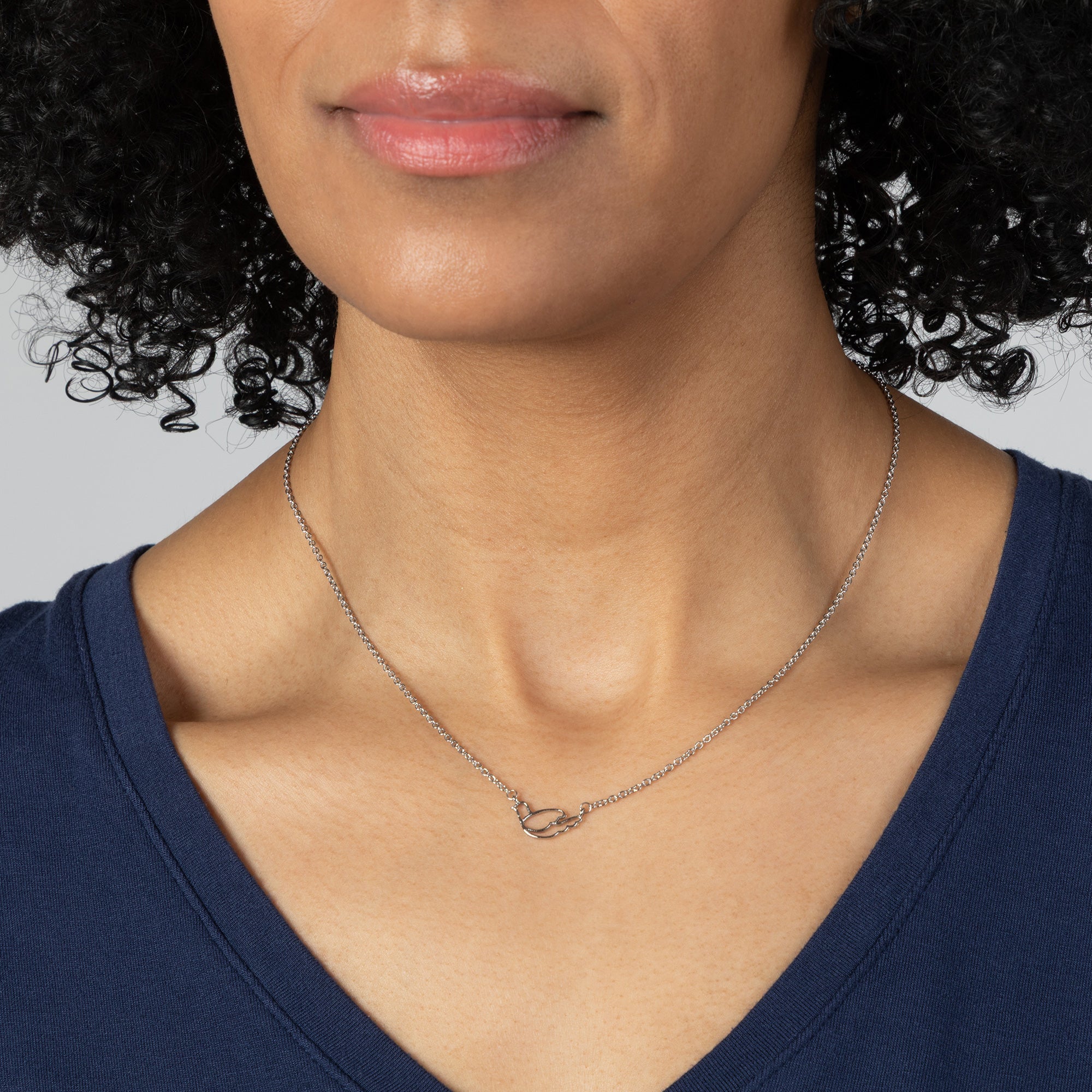 Mindfully Living Pewter Necklace - Aaria Tees Aaria Tees