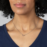 Mindfully Living Pewter Necklace - Aaria Tees Aaria Tees