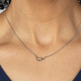 Mindfully Living Pewter Necklace - Aaria Tees Aaria Tees