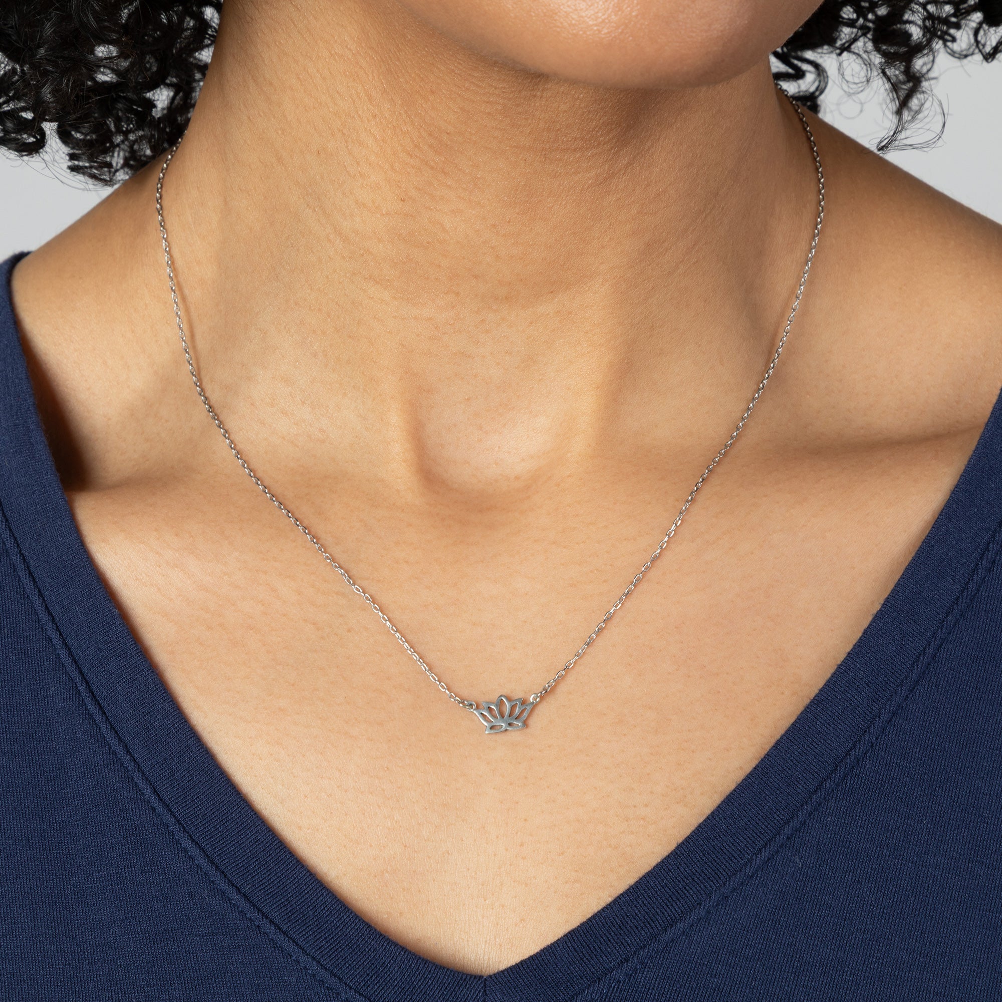 Mindfully Living Pewter Necklace - Aaria Tees Aaria Tees