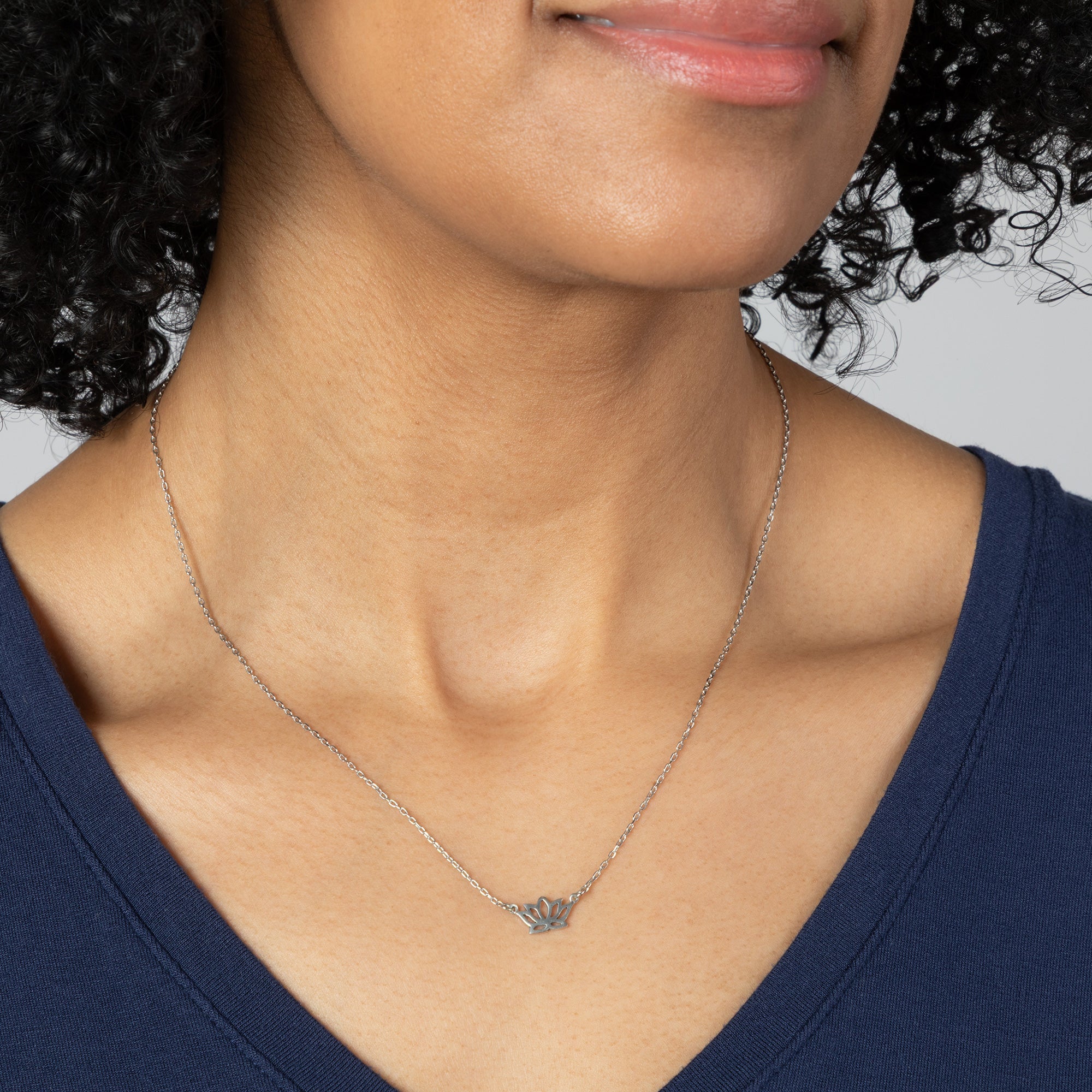 Mindfully Living Pewter Necklace - Aaria Tees Aaria Tees