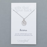 Mindfully Living Pewter Necklace - Aaria Tees Aaria Tees