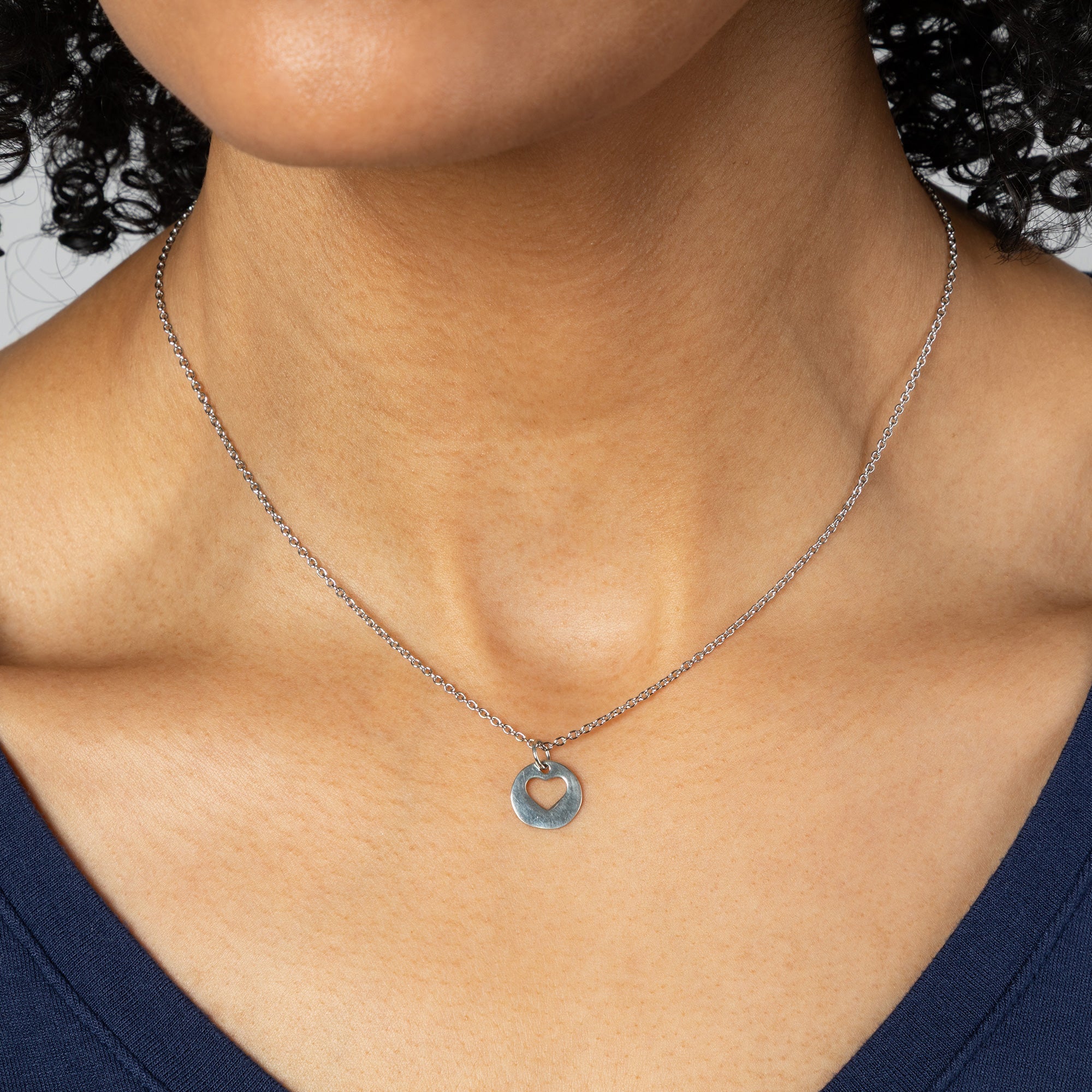 Carry a Little Luck Pewter Necklace - Aaria Tees Aaria Tees
