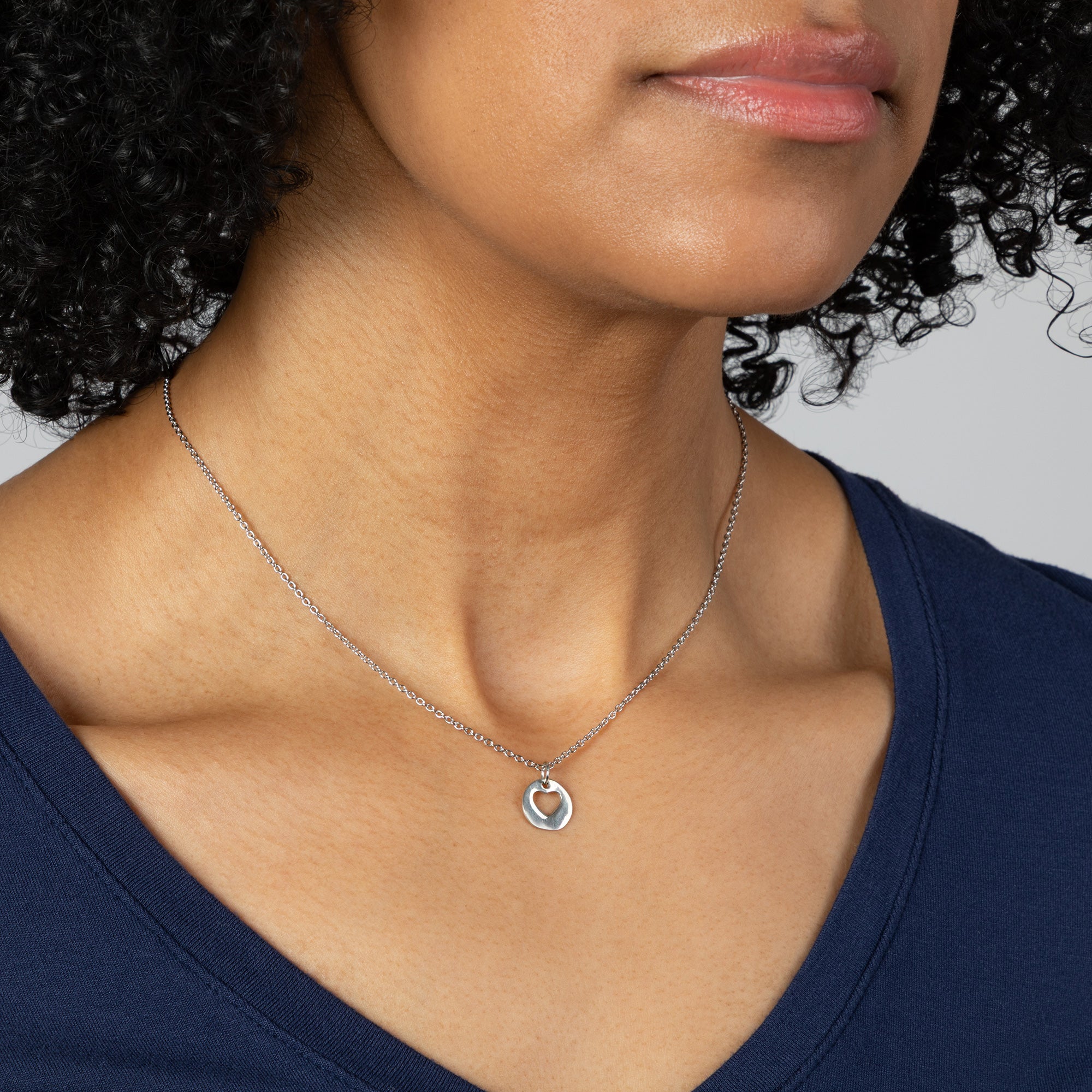 Carry a Little Luck Pewter Necklace - Aaria Tees Aaria Tees