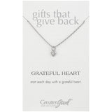 Grateful for the Journey Pewter Necklace - Aaria Tees Aaria Tees