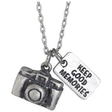 Grateful for the Journey Pewter Necklace - Aaria Tees Aaria Tees