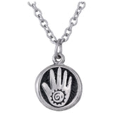 Hand & Heart Pewter Necklace - Aaria Tees Aaria Tees