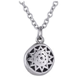 Tree & Sun Pewter Necklace - Aaria Tees Aaria Tees