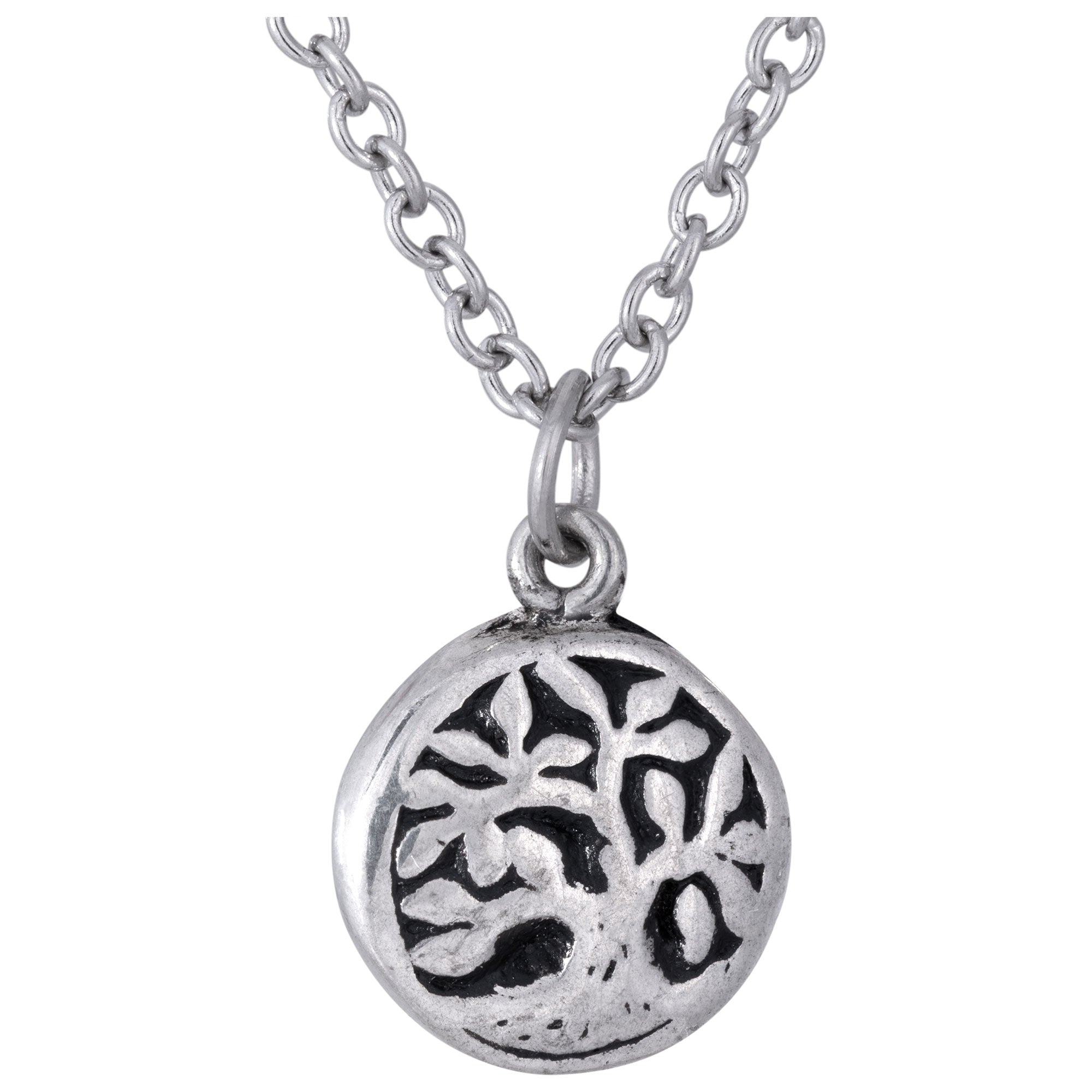 Tree & Sun Pewter Necklace - Aaria Tees Aaria Tees