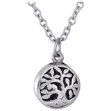 Tree & Sun Pewter Necklace - Aaria Tees Aaria Tees