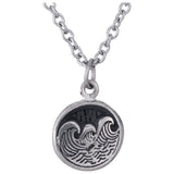 Waves Pewter Necklace - Aaria Tees Aaria Tees