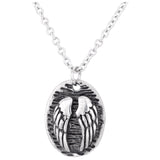 Angel to Watch Pewter Necklace - Aaria Tees Aaria Tees