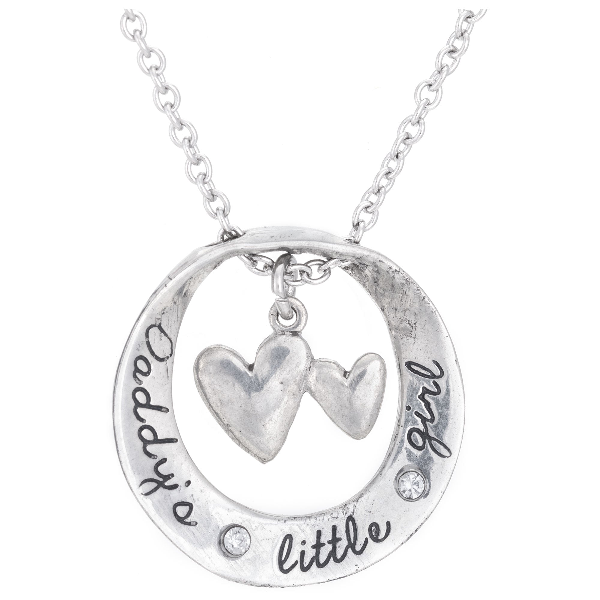 Daddy's Little Girl Pewter Necklace - Aaria Tees Aaria Tees