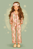 Ribbon & Holly (Women's Long Sleeve PJ) - Aaria Tees Aaria Tees