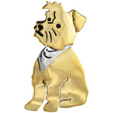 Yorkie Sterling Silver & Brass Pin - Aaria Tees Aaria Tees