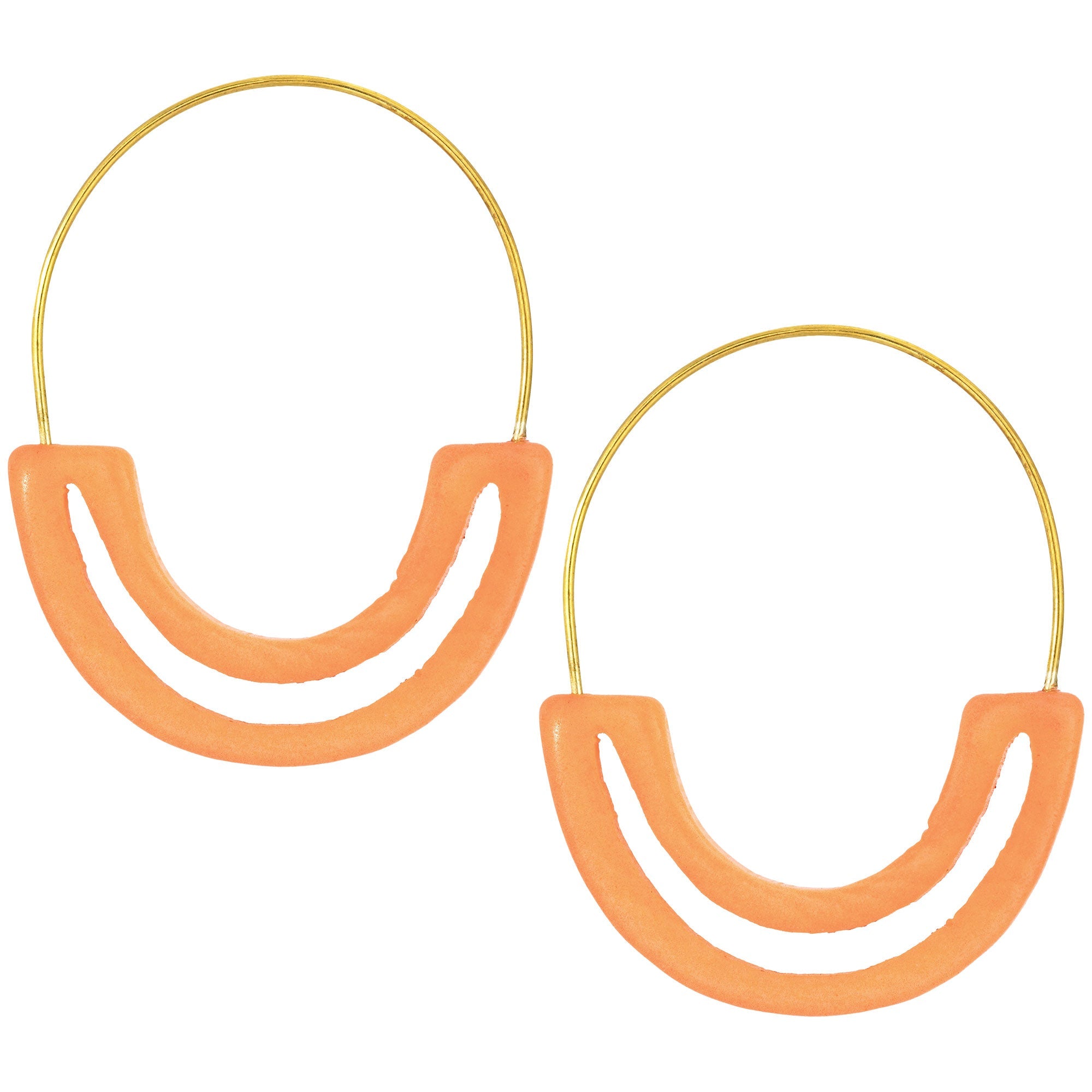 Carved Tagua Hoop Earrings - Aaria Tees Aaria Tees