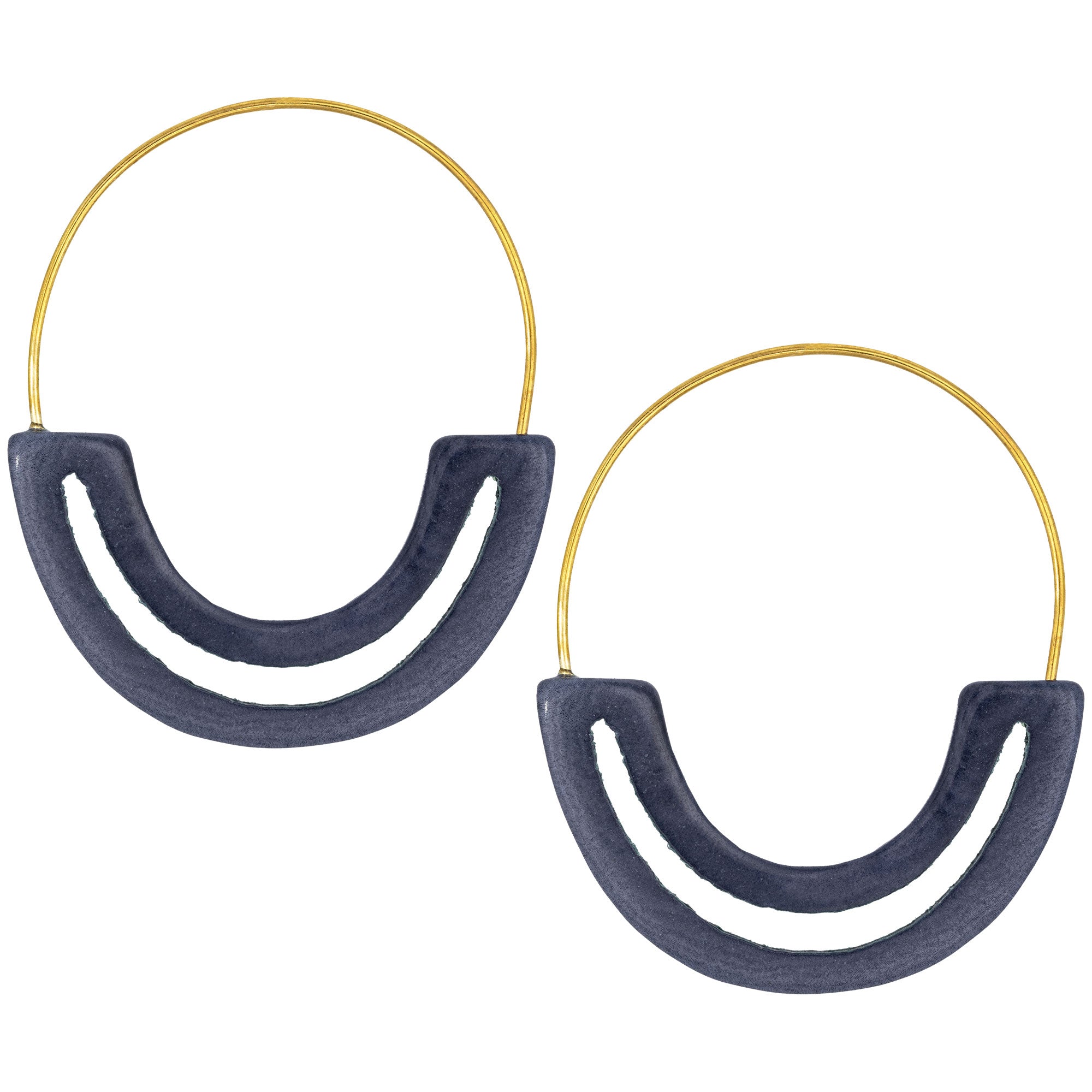 Carved Tagua Hoop Earrings - Aaria Tees Aaria Tees