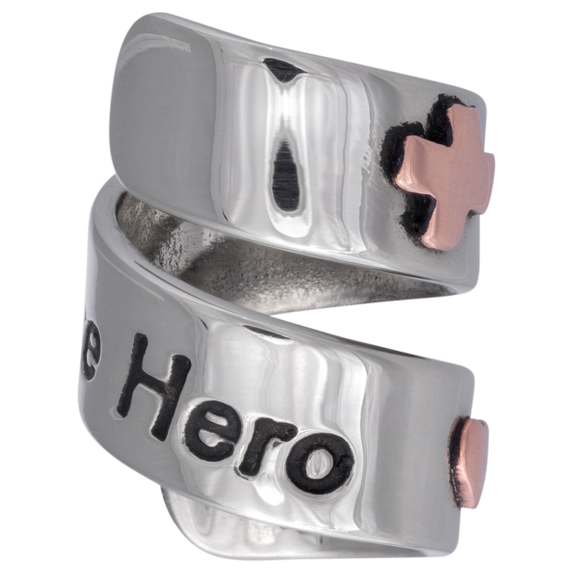 Mixed Metal Super Heroes Stethoscope Charm - Aaria Tees Aaria Tees