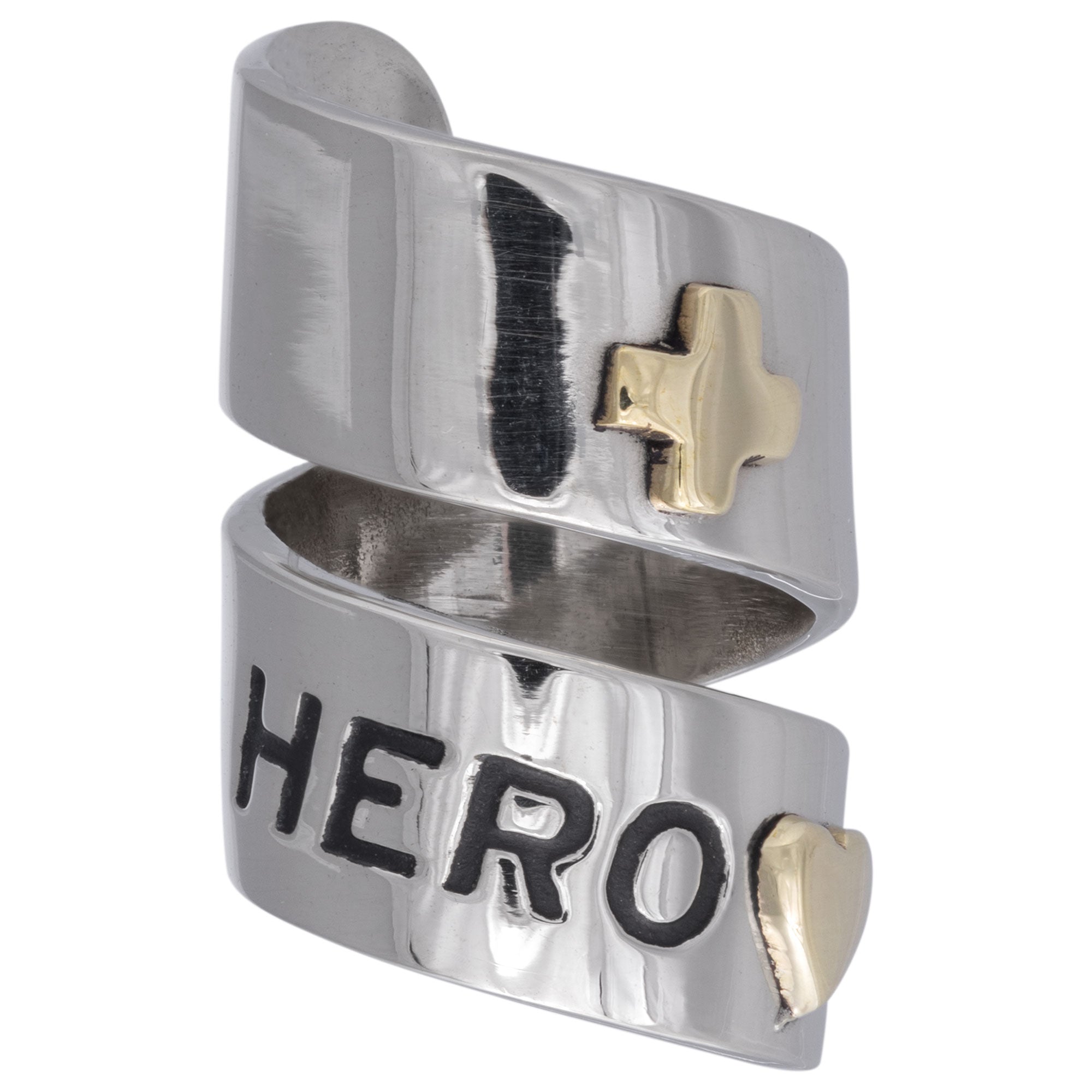 Mixed Metal Super Heroes Stethoscope Charm - Aaria Tees Aaria Tees