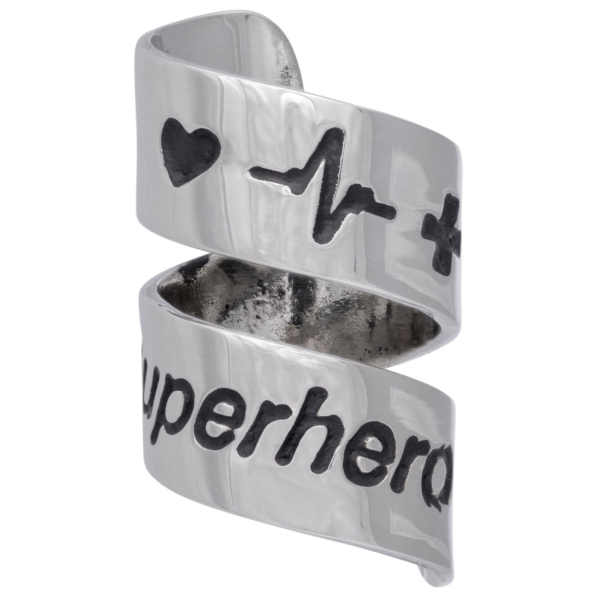 Mixed Metal Super Heroes Stethoscope Charm - Aaria Tees Aaria Tees