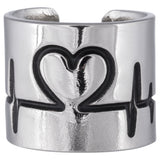 Mixed Metal Super Heroes Stethoscope Charm - Aaria Tees Aaria Tees