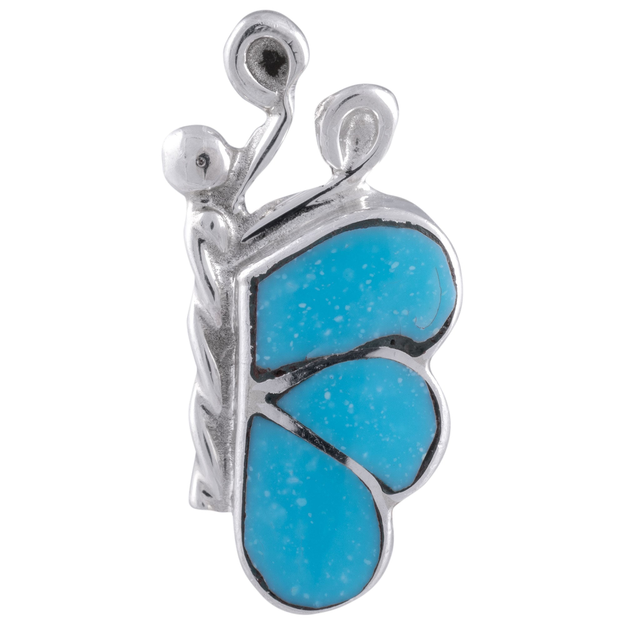Sterling Silver Zuni Butterfly Earrings - Aaria Tees Aaria Tees