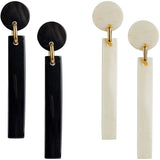 Olive Long Earrings - Aaria Tees Aaria Tees