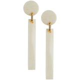 Olive Long Earrings - Aaria Tees Aaria Tees
