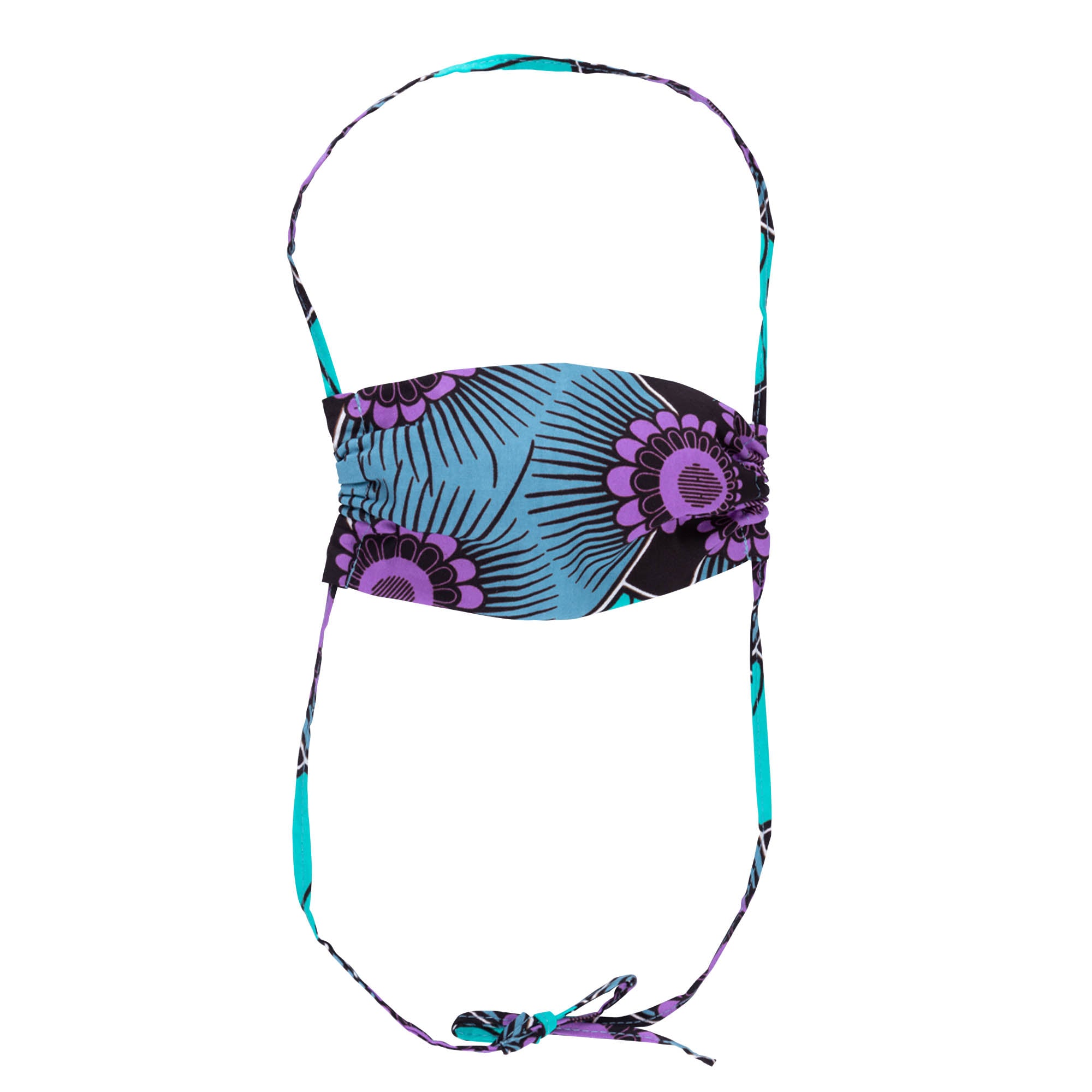 Colorful Kitenge Cotton Tie-back Face Mask - Aaria Tees Aaria Tees