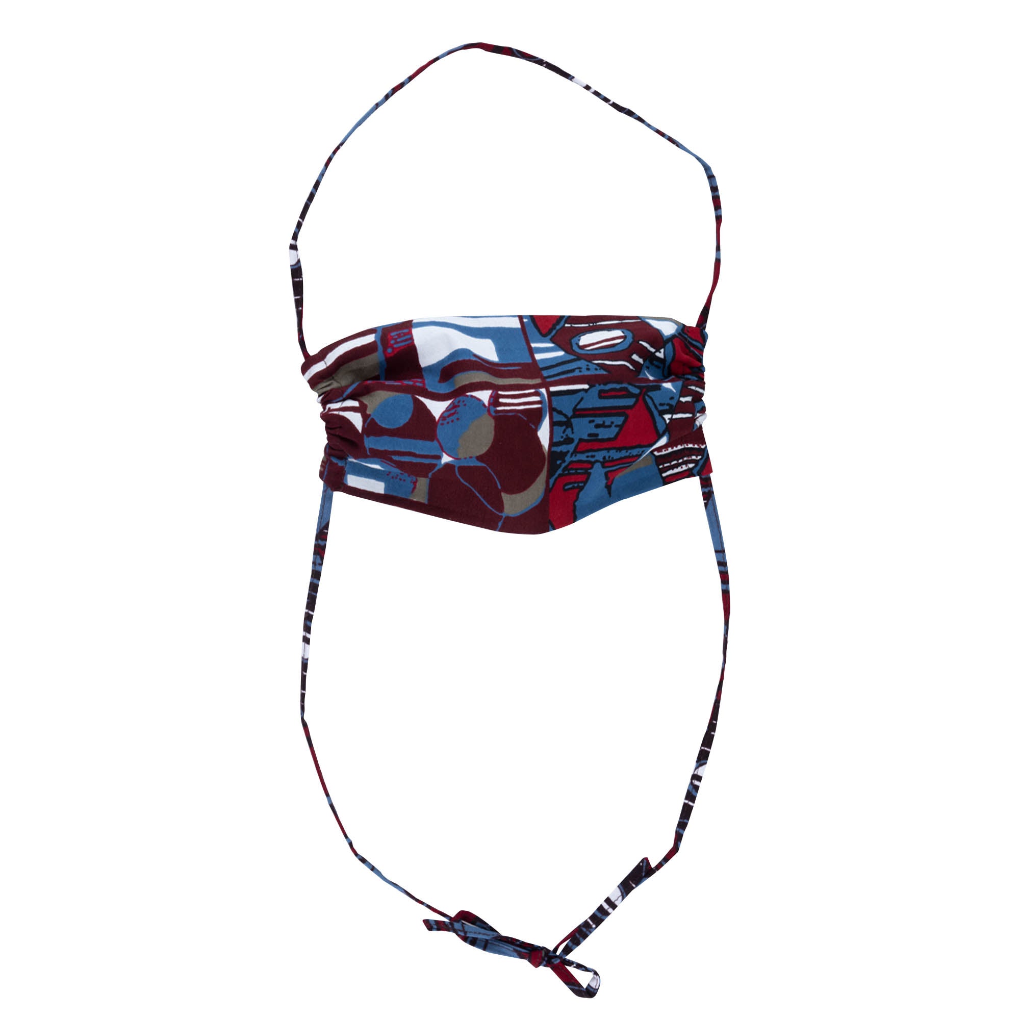Colorful Kitenge Cotton Tie-back Face Mask - Aaria Tees Aaria Tees