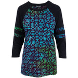Secret Code Raglan Top - Aaria Tees Aaria Tees